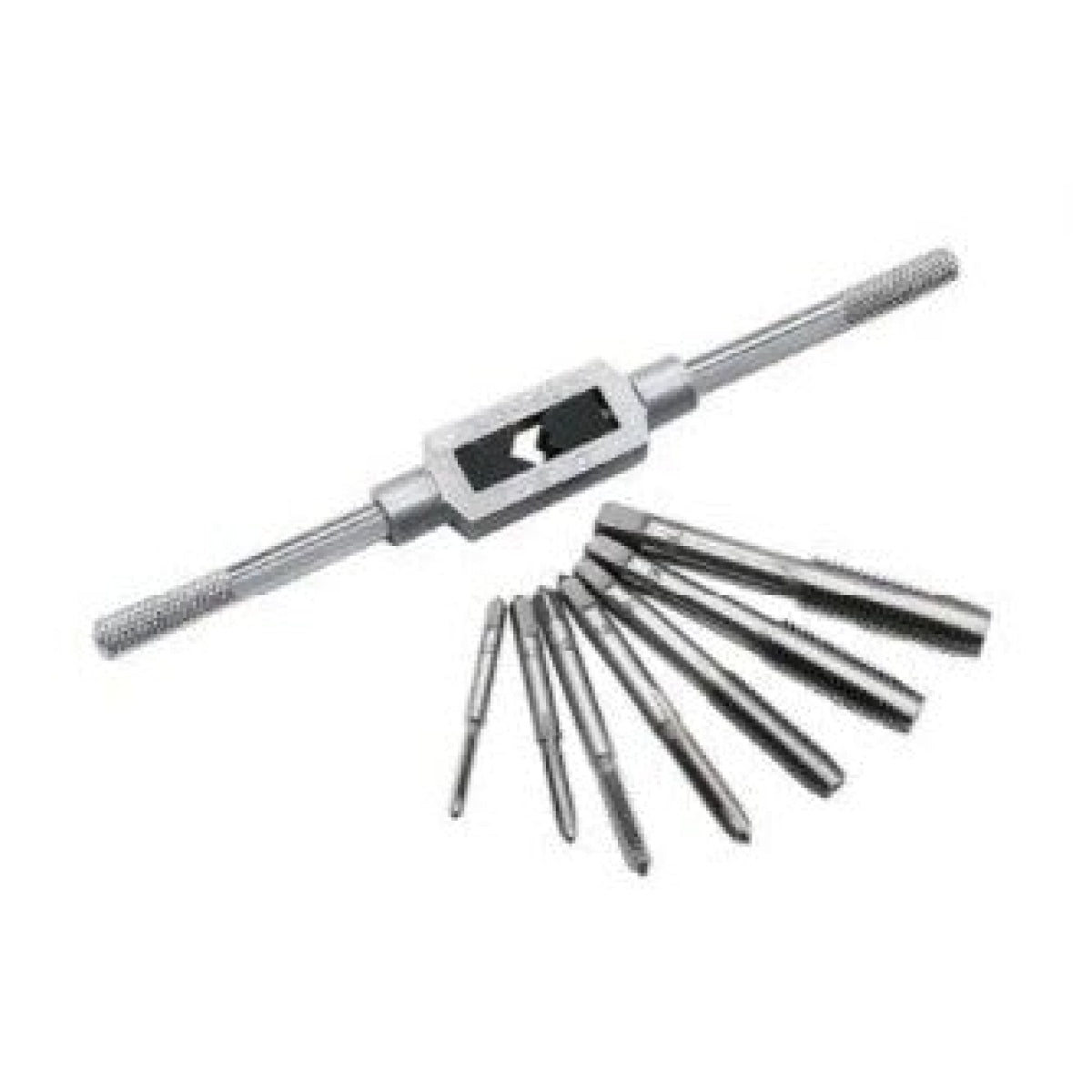 8pcs Machine Tap Die Wrench Set M3 M4 M5 M6 M8 M10 M12 Tap Drill Straight Fluted Tool - - Asia Sell