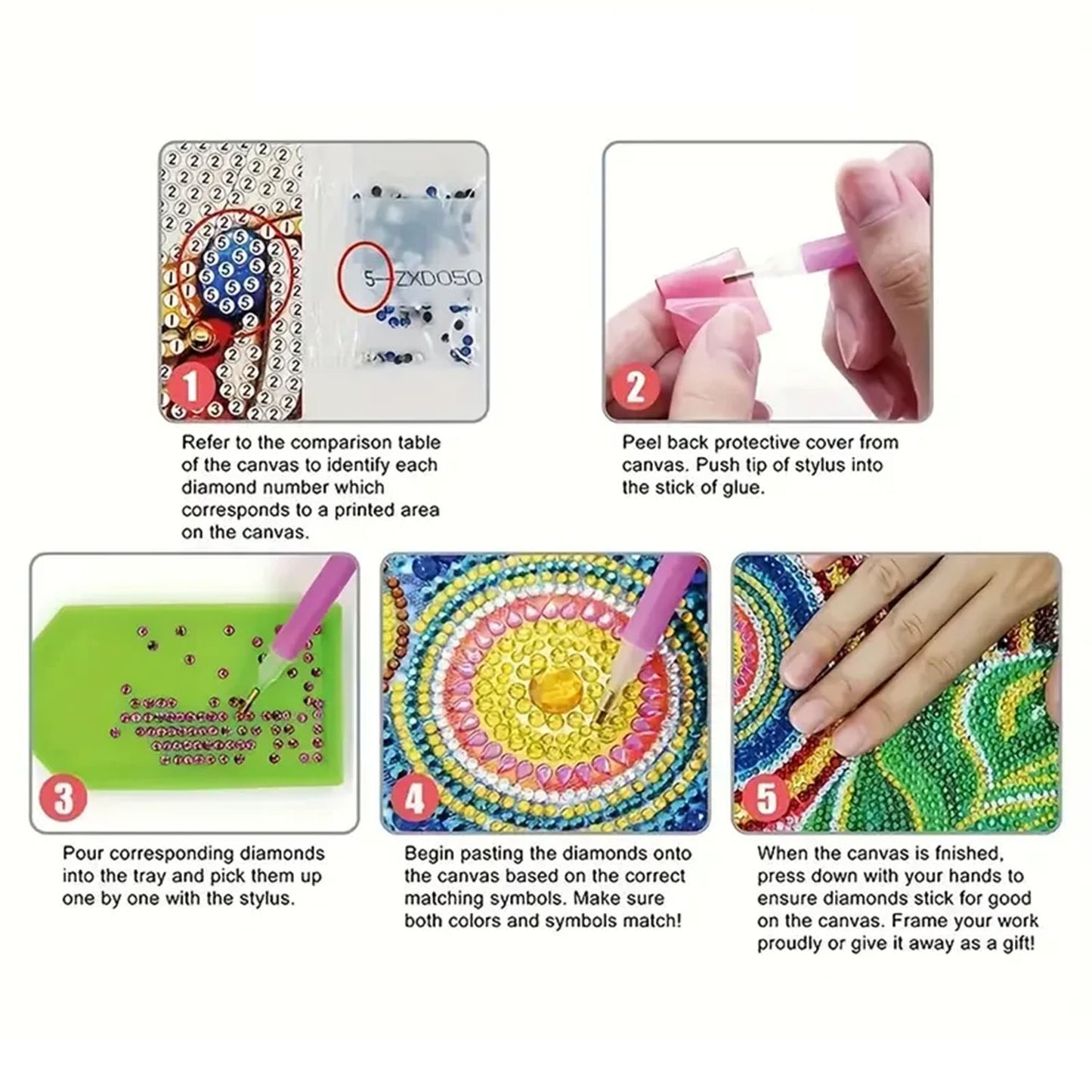 Cat Pattern Diamond Painting Kit DIY 5D Special Shape Crystal Diamond Partial Diamond Painting Mosaic Making Craft Frameless | Instructions | Asia Sell