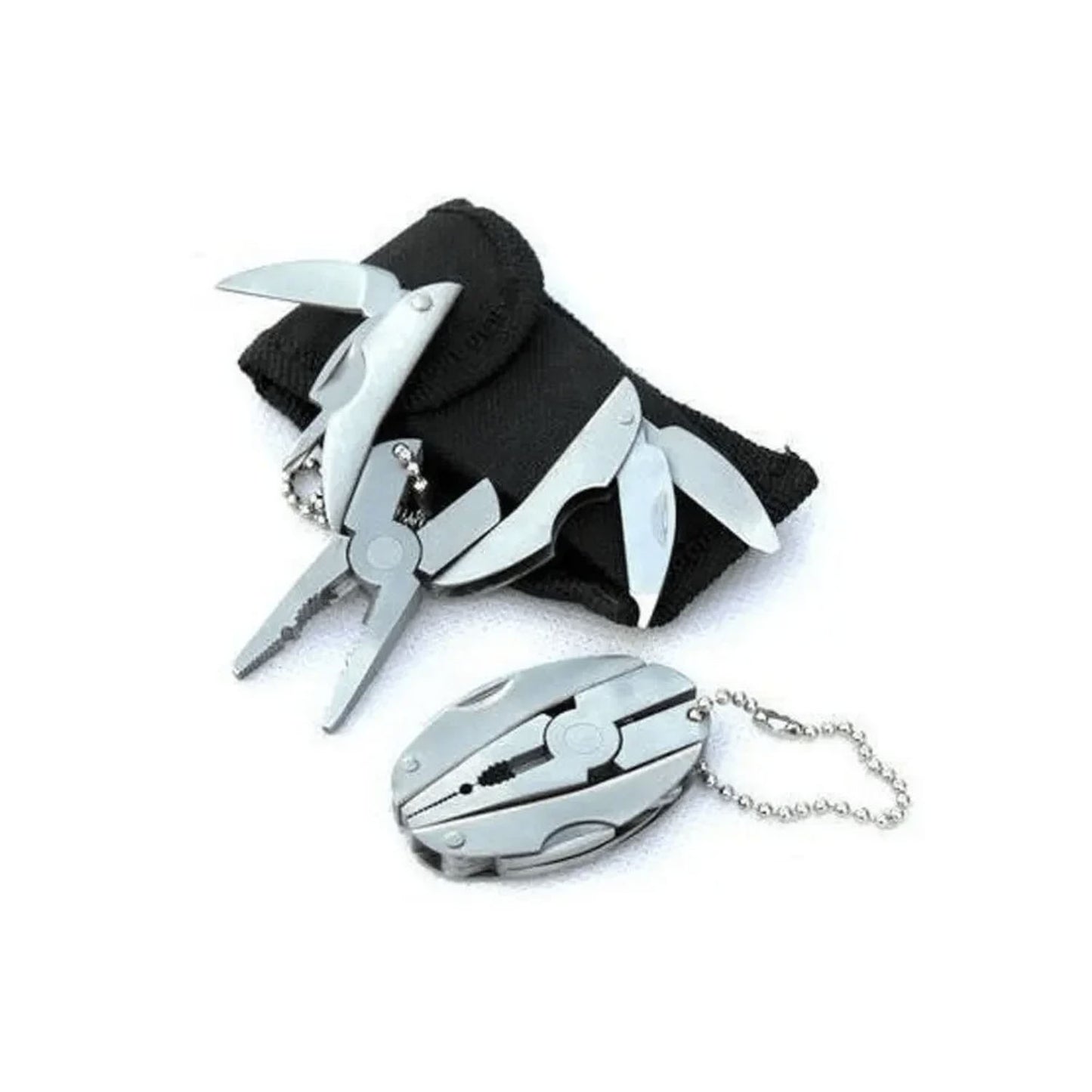 Key Chain Pocket Knife Screwdriver Pliers Camping Folding Tool Set Multifunction Keyring Pendant Tag Charm - Main Image - Asia Sell