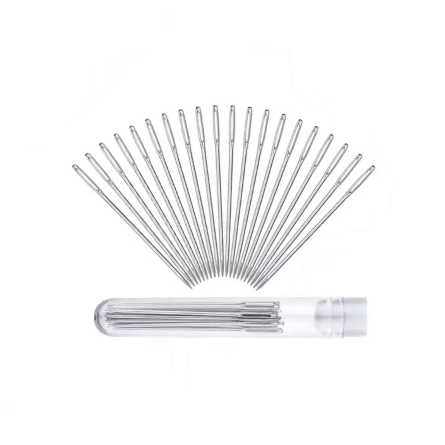 Large Eye Knitting Needle Sets Blunt Cross Stitch Needle Leather Embroidery Threading | D Style | 20pcs | Asia Sell