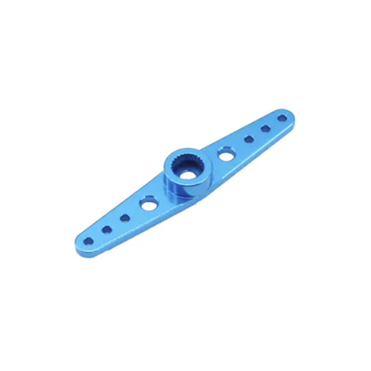 RC Model 25T Metal Servo Arm Horn - Blue Double Arm - Asia Sell