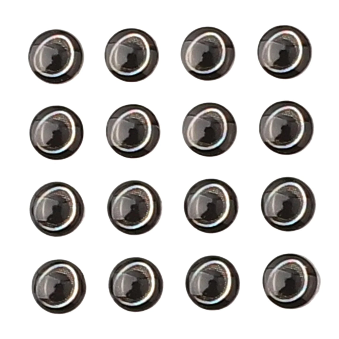 183pcs Fishing Lure Eyes Holographic 3D 3-6mm Artificial Fish Eyes Stickers Tackle Fishing Scrapbooking Cards
