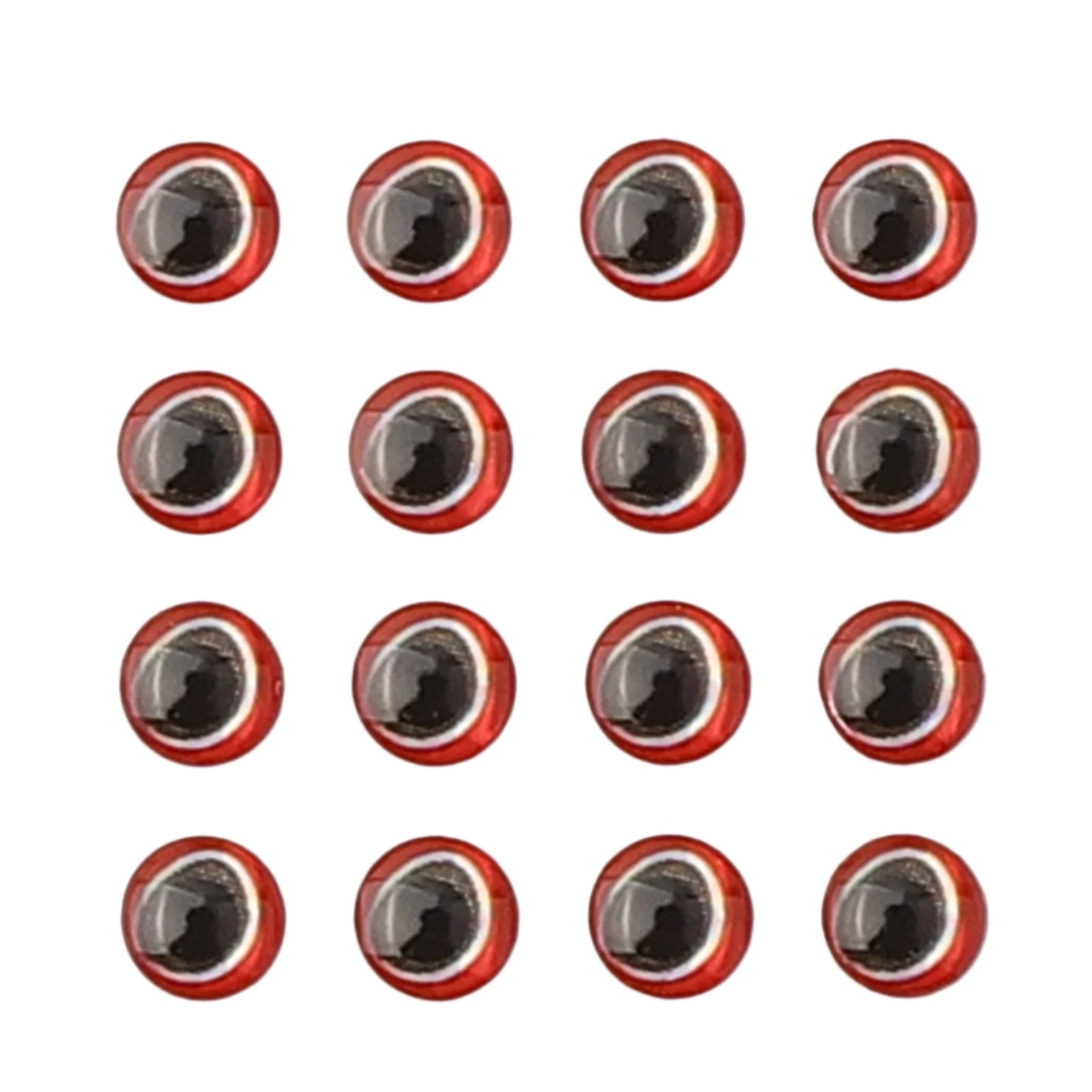 183pcs Fishing Lure Eyes Holographic 3D 3-6mm Artificial Fish Eyes Stickers Tackle Fishing Scrapbooking Cards