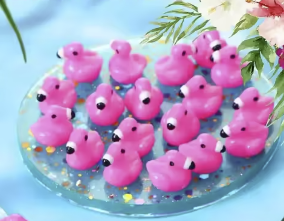 10-50pcs Mini Resin Pink Flamingos Miniatures Figurines Garden Ornament Micro Landscape DIY Crafts