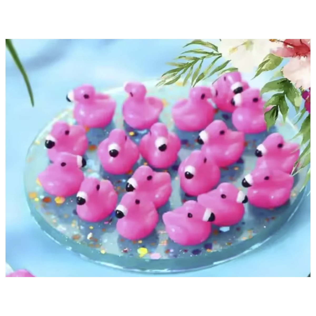 10-50pcs Mini Resin Pink Flamingos Miniatures Figurines Garden Ornament Micro Landscape DIY Crafts
