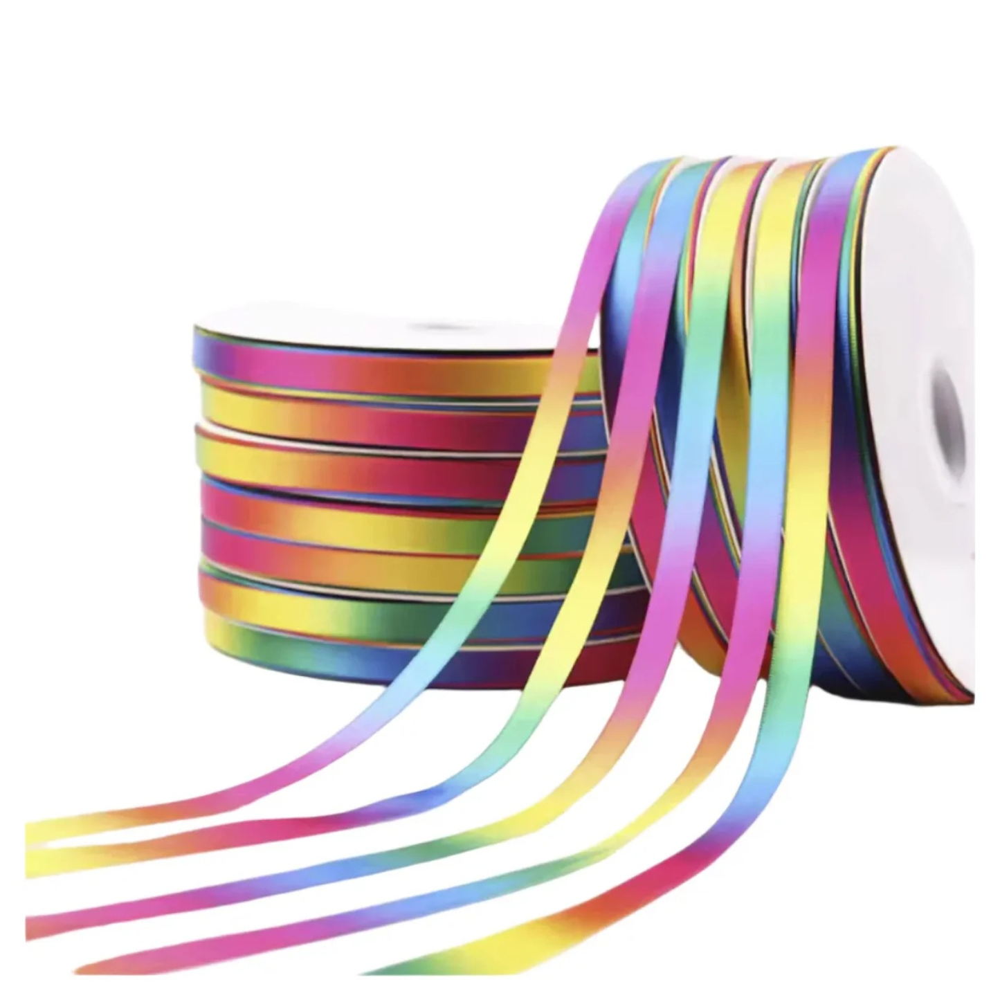 10 Yards Satin Ribbon 13mm Multicoloured Arts Crafts Sewing For DIY Handmade Gift Wrap