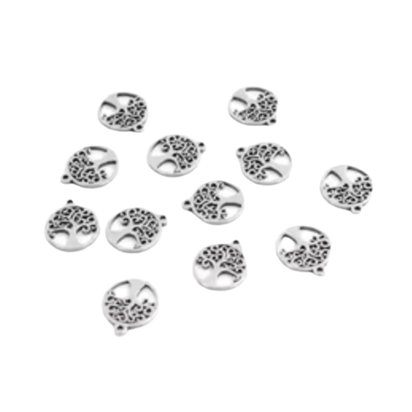 30pcs Stainless Steel Single Double Loops Star Tree Heart Cute Charms Pendant DIY Jewellery Findings for Necklace Bracelet No Fade