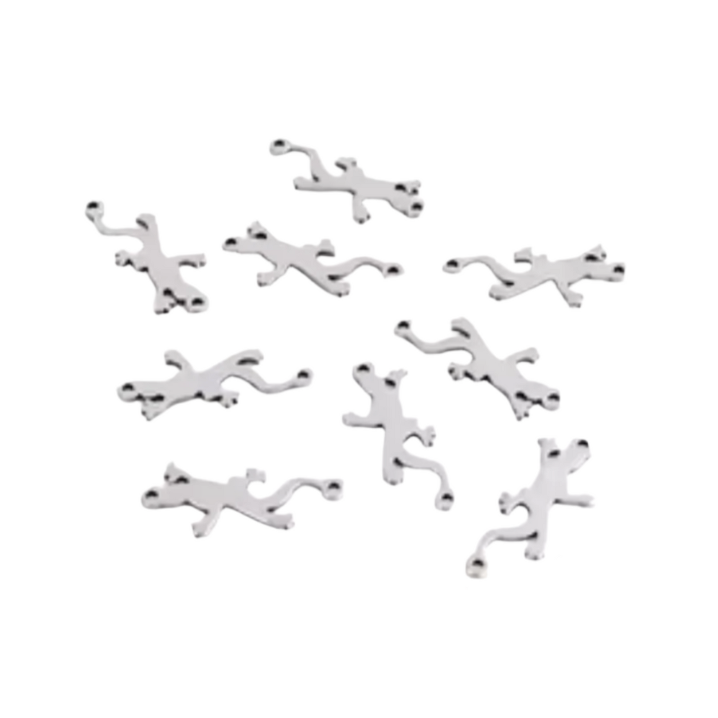 30pcs Stainless Steel Single Double Loops Star Tree Heart Cute Charms Pendant DIY Jewellery Findings for Necklace Bracelet No Fade
