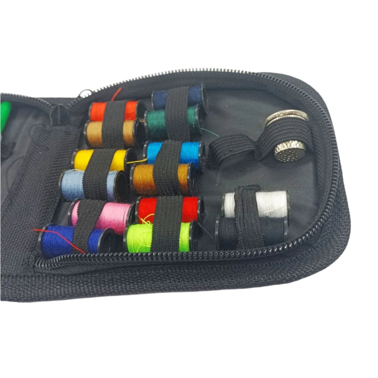 Sewing Tools Reels Reams Pins Thread Scissors Needles Travel Kit 10-Piece Set Kit | Right Side Closeup | Asia Sell