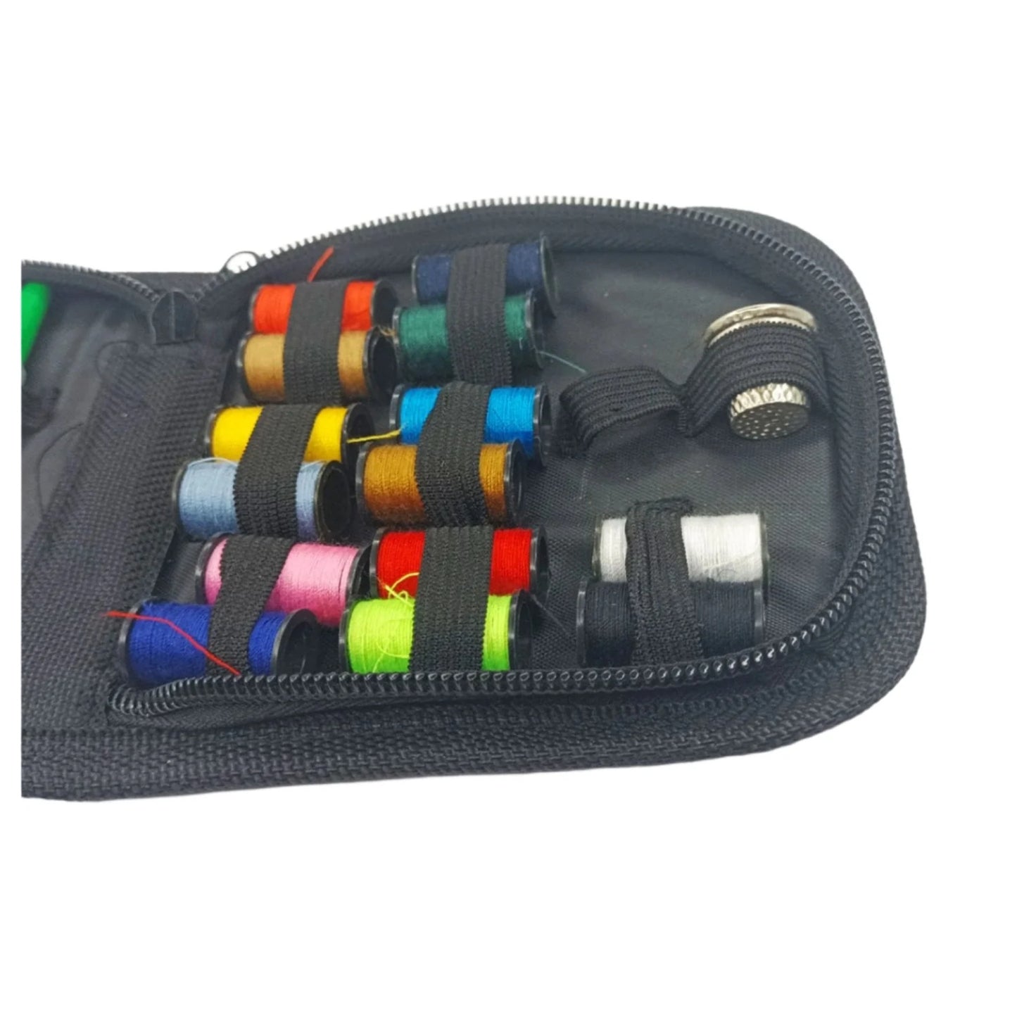 Sewing Tools Reels Reams Pins Thread Scissors Needles Travel Kit 10-Piece Set Kit | Right Side Closeup | Asia Sell