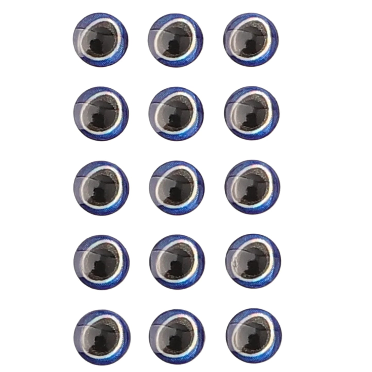 183pcs Fishing Lure Eyes Holographic 3D 3-6mm Artificial Fish Eyes Stickers Tackle Fishing Scrapbooking Cards