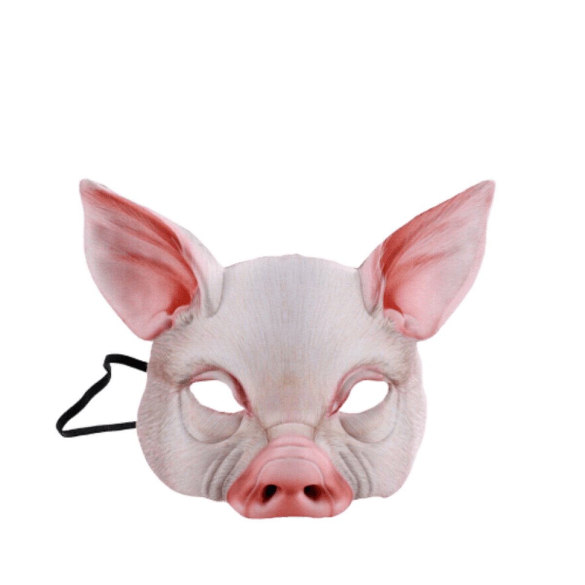 Childrens Masks Fox Pig Rabbit Tiger Animal Mask Kids Costume White Brown Black Party - White Pig - Asia Sell