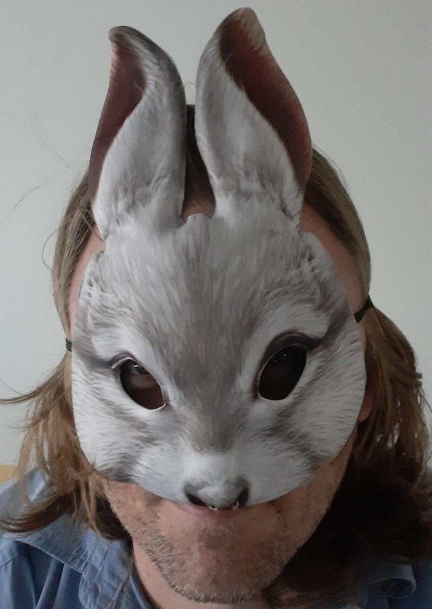 Childrens Masks Fox Pig Rabbit Tiger Animal Mask Kids Costume White Brown Black Party - White Pig - Asia Sell