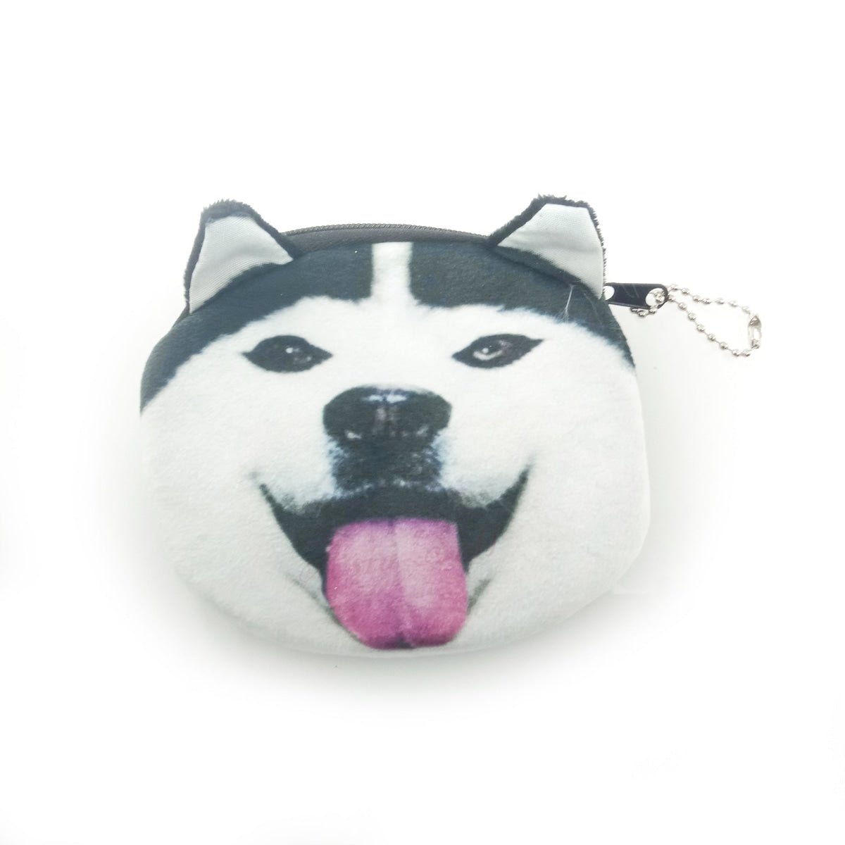 Cute Animal Pouch Case with Zipper Make-up Cosmetics Zip Gift Bonanza Dog Cat Tiger Pouch Bags - Dog 1 - Asia Sell