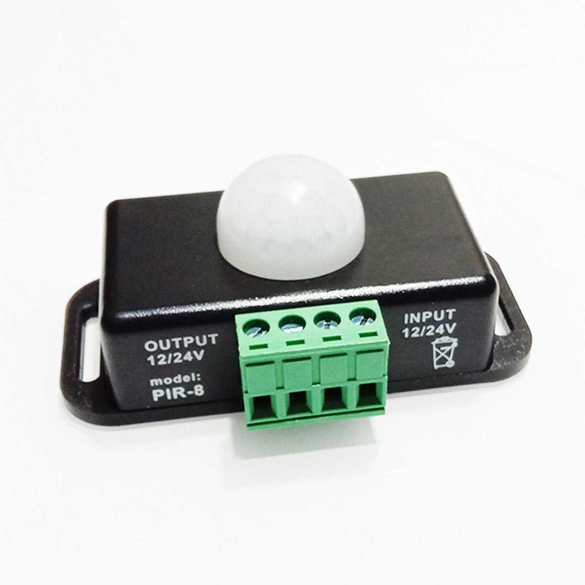 DC 12V 24V 8A Adjustable PIR Motion Sensor Switch Automatic Light Control Switch IR Infrared Detector for LED Strip Light - - Asia Sell