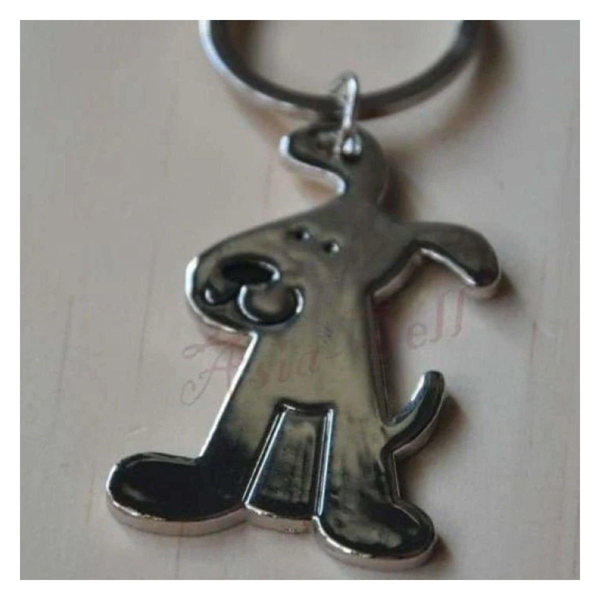 Dog Pooch Keychain 58x2mm Dog 32mm Quality Strong Keyring Key Chain Key Ring Pendant Tag Charm - - Asia Sell