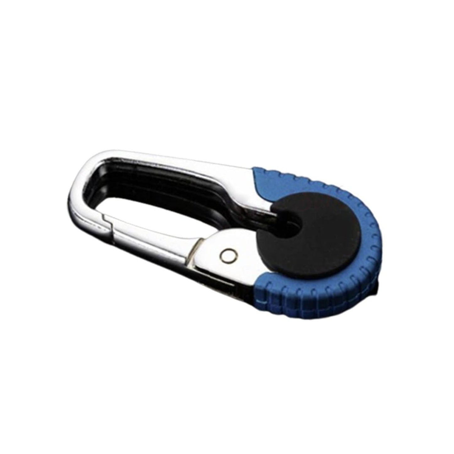 Durable Strong Car Keys Carabiner Stainless Steel Buckle Outdoor Keyring Keychain Pendant Tag Charm - Blue - Asia Sell