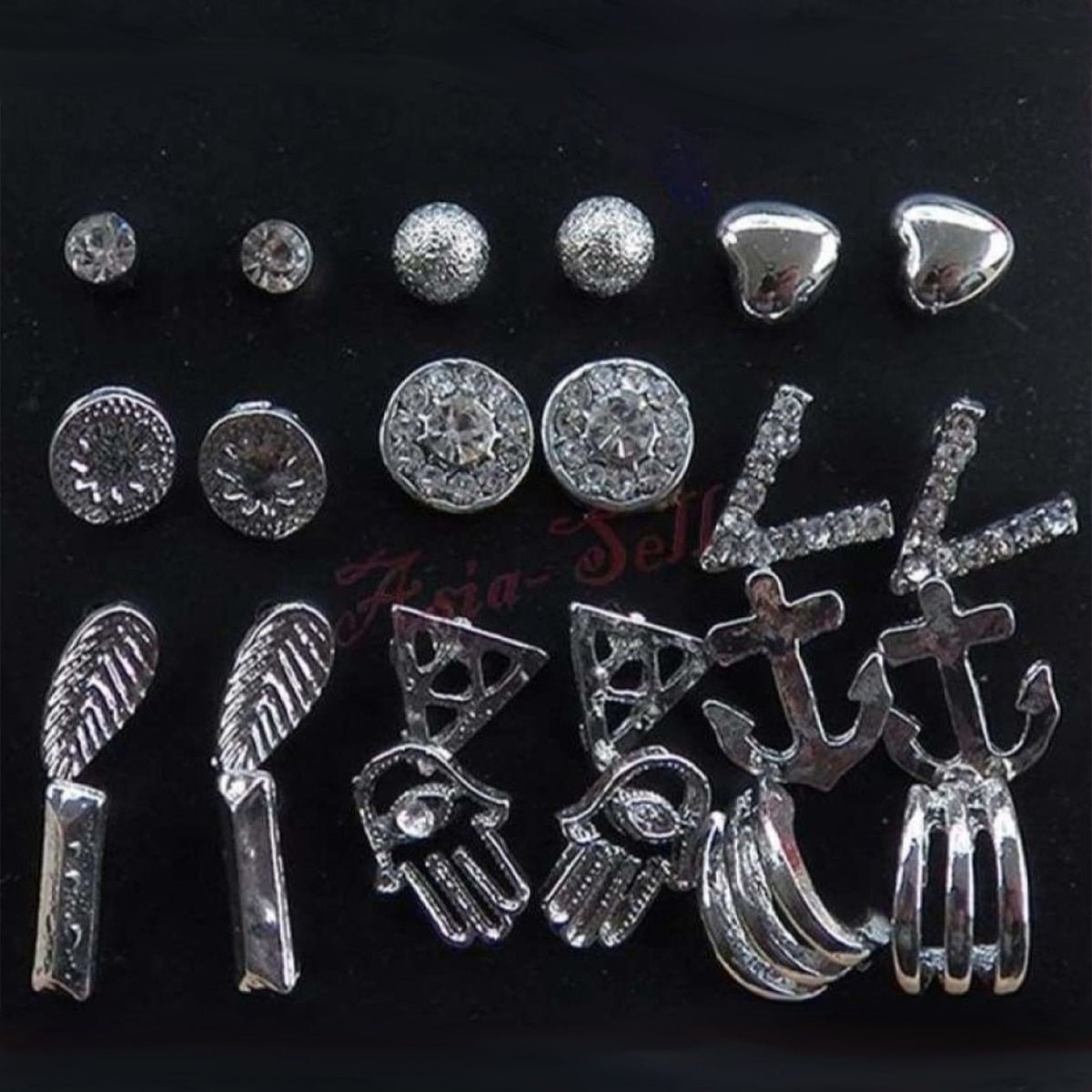 Earrings Set Hearts Hand Antique Style Tassel Earring Womens Fashion Accessories - - Asia Sell