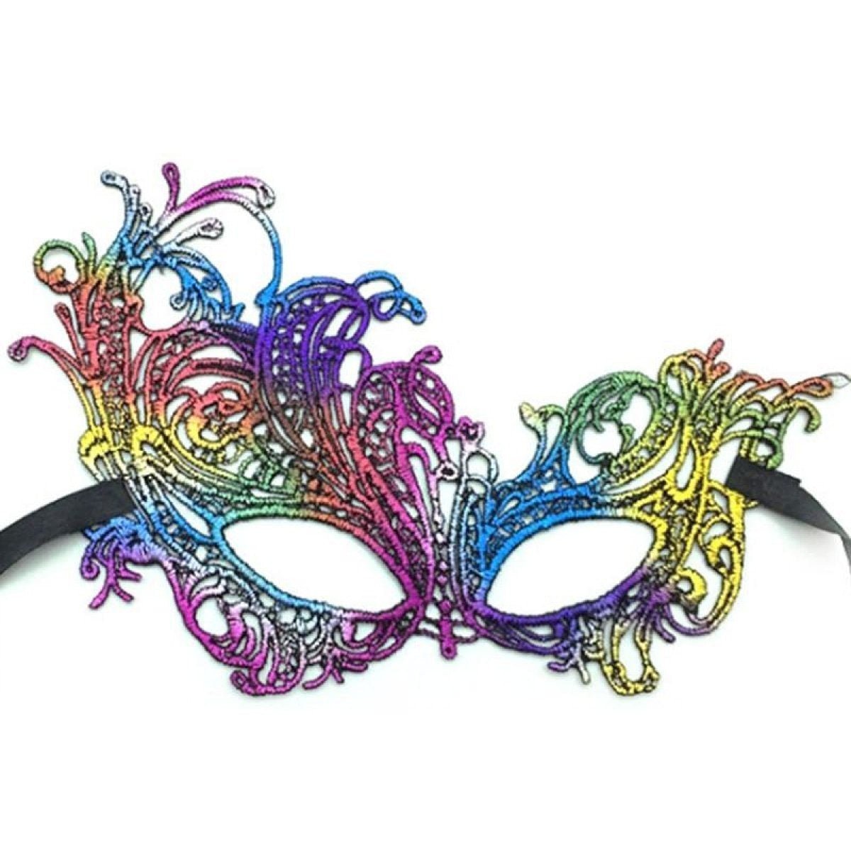 Eye Mask Sexy Lace Venetian Masquerade Ball Halloween Party Fancy Dress Costume - Multi-Coloured - Asia Sell