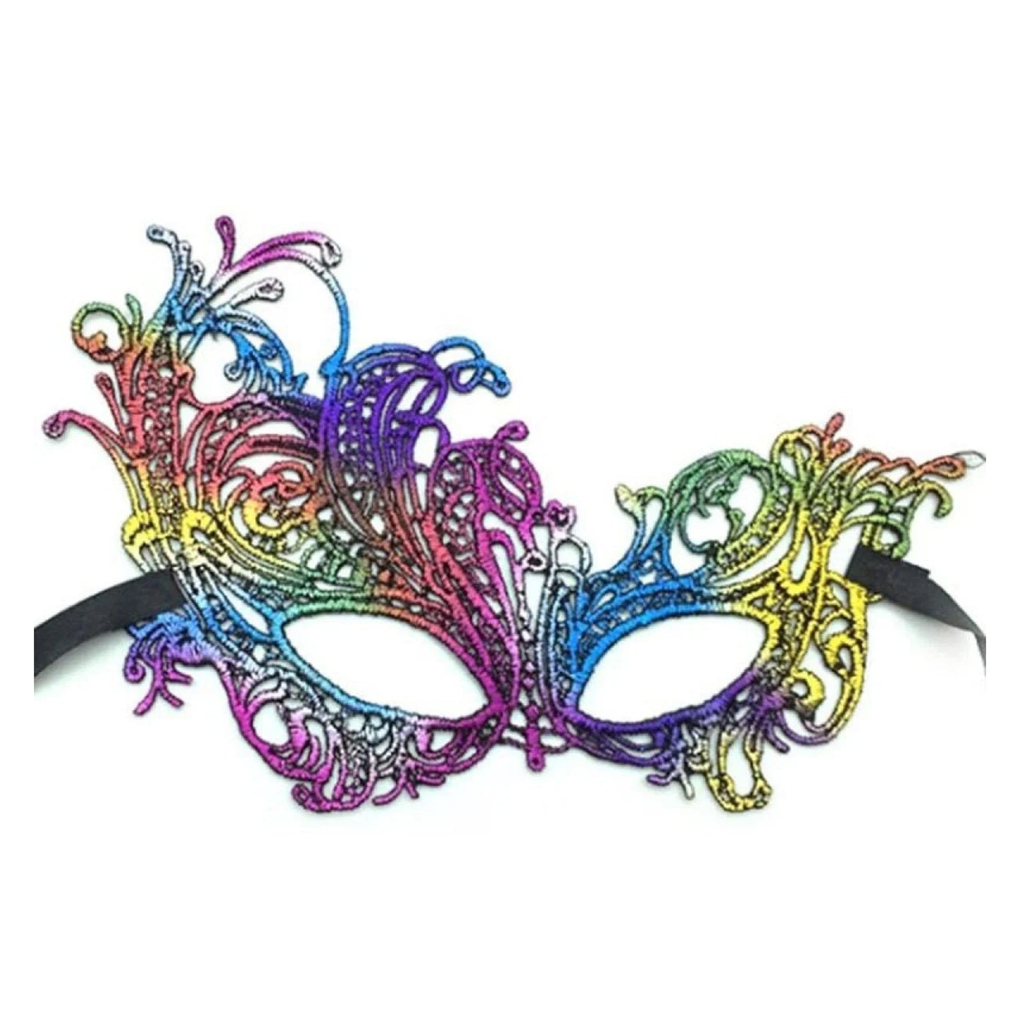 Eye Mask Sexy Lace Venetian Masquerade Ball Halloween Party Fancy Dress Costume - Multi-Coloured - Asia Sell
