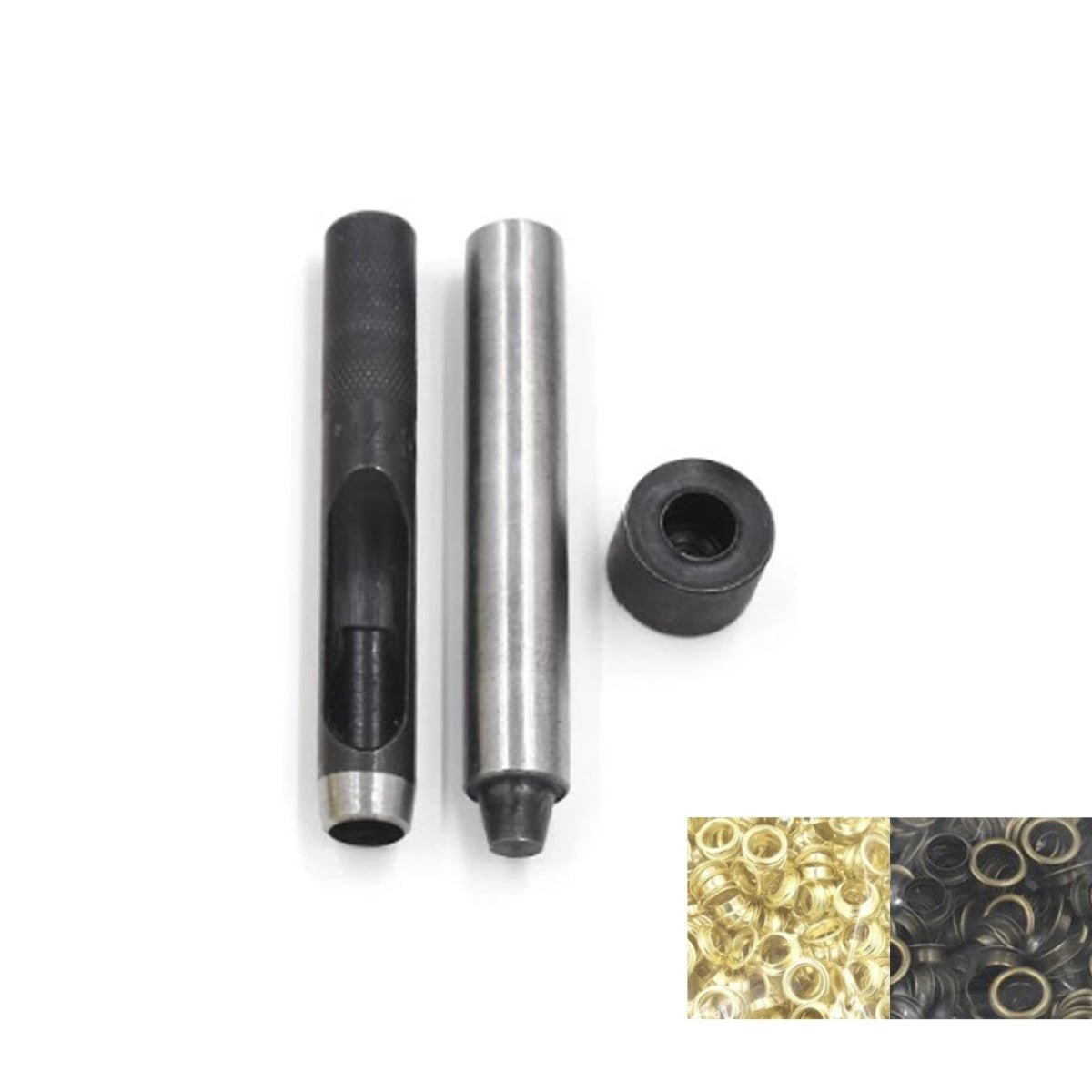 Eyelet Punching Tool for 3.5mm 4mm 5mm 6mm 8mm 10mm 12mm Eyelets Hammer DIY Craft - 3.5 mm - Asia Sell