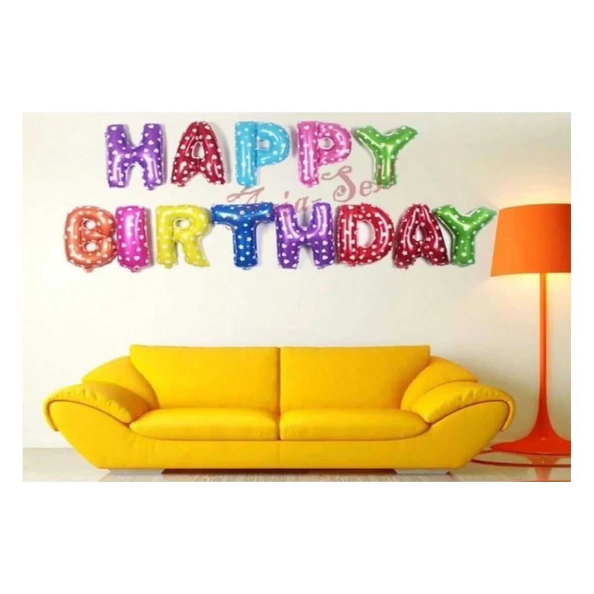 Foil Balloons Happy Birthday Letter Party Decorations Helium Balloon Baby Shower - - Asia Sell