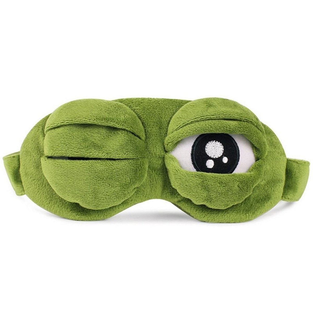 Frog Sleeping Mask Eyeshade with Eyes Cover 3D Eye Mask Sleeping Funny Eye Masks - - Asia Sell