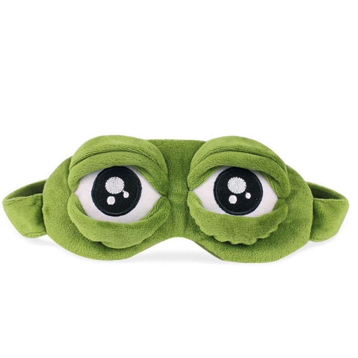 Frog Sleeping Mask Eyeshade with Eyes Cover 3D Eye Mask Sleeping Funny Eye Masks - - Asia Sell