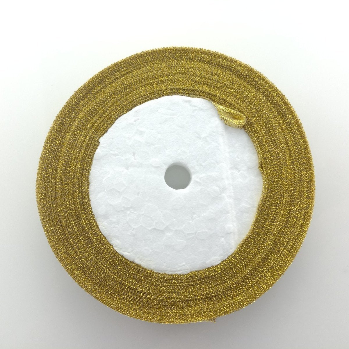 Gold 10mm Ribbon 22m Wedding Christmas Decoration Floral Flower Gift Wrapping Craft - - Asia Sell