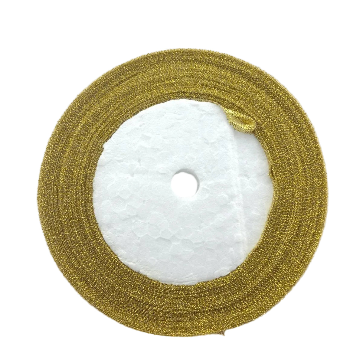 Gold 10mm Ribbon 22m Wedding Christmas Decoration Floral Flower Gift Wrapping Craft - - Asia Sell
