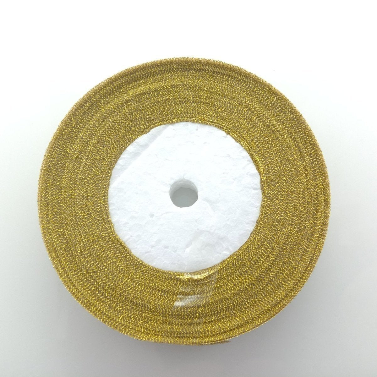 Gold 15mm Ribbon 22m Wedding Christmas Decoration Floral Flower Gift Wrapping Craft - - Asia Sell