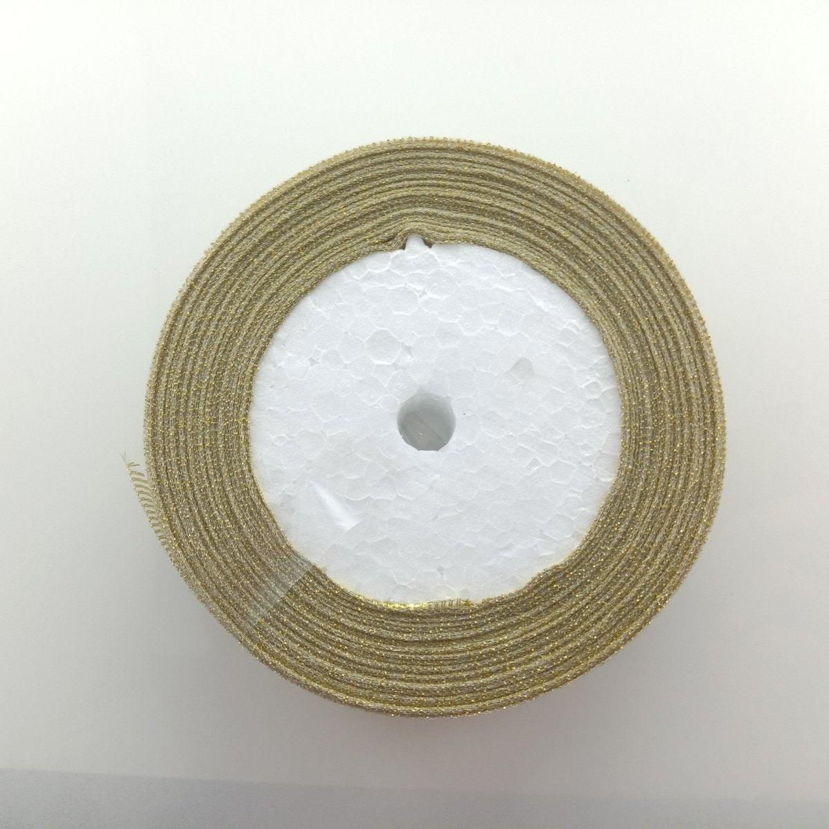 Gold 25mm Ribbon 22m Wedding Christmas Decoration Floral Flower Gift Wrapping Craft - - Asia Sell