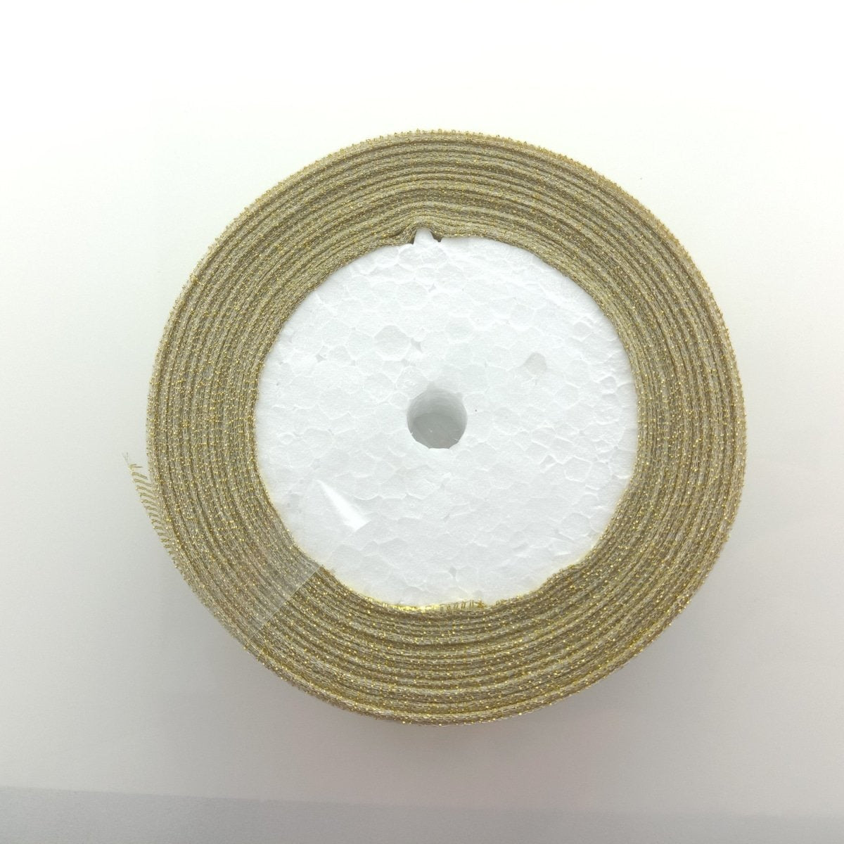 Gold 25mm Ribbon 22m Wedding Christmas Decoration Floral Flower Gift Wrapping Craft - - Asia Sell