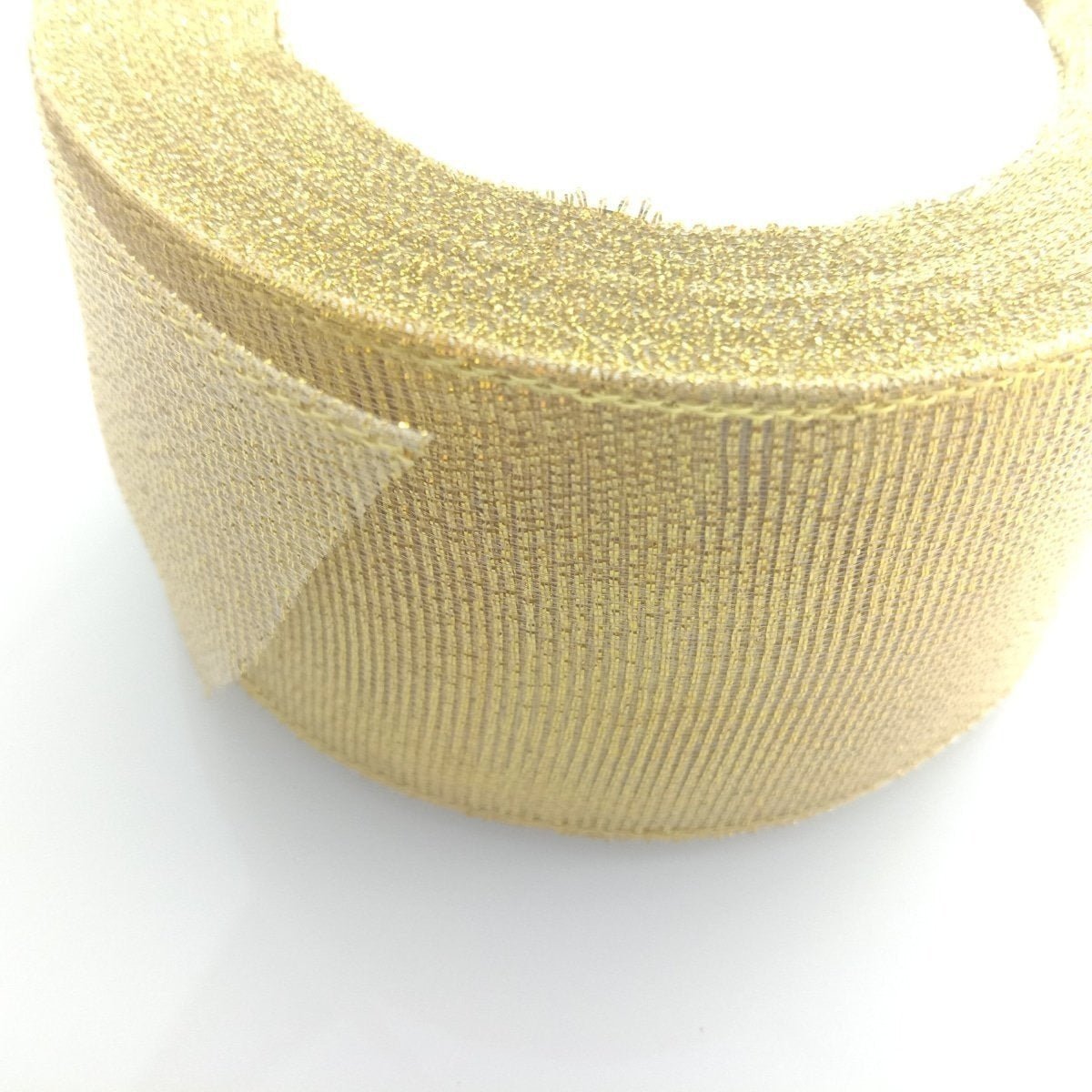 Gold 40mm Ribbon 22m Wedding Christmas Decoration Floral Flower Gift Wrapping Craft - - Asia Sell