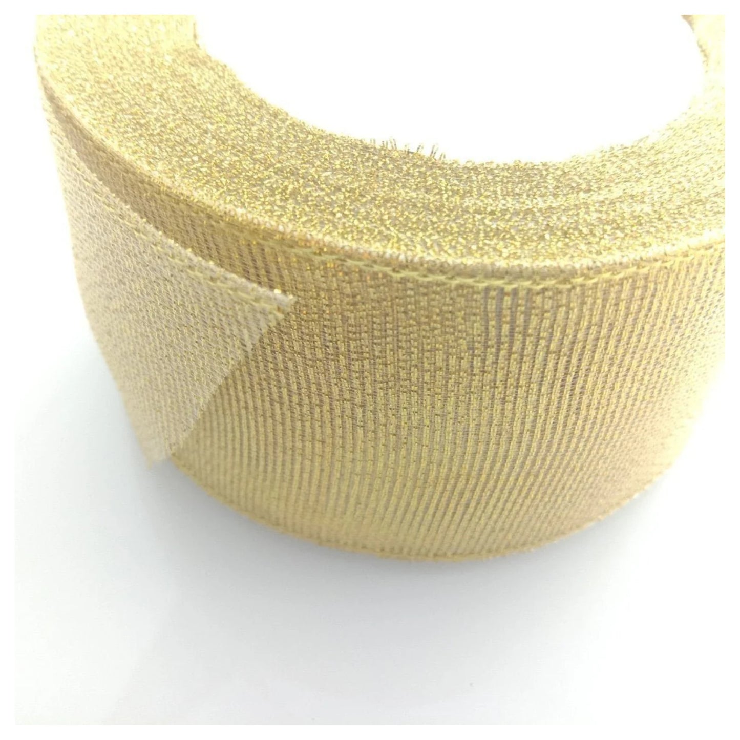 Gold 40mm Ribbon 22m Wedding Christmas Decoration Floral Flower Gift Wrapping Craft - - Asia Sell