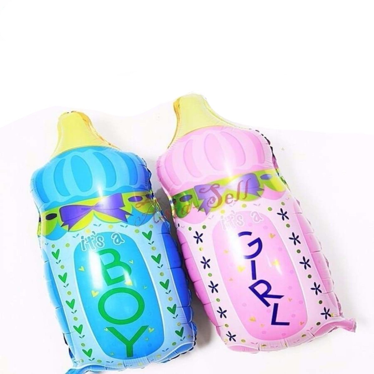 Helium or Air Foil Balloons Unicorn Happy Birthday Party Baby Shower - Blue Boy's Bottle - Asia Sell