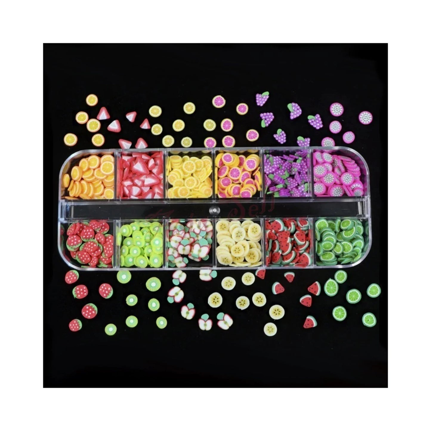 Holographic Fruit Nail Paillette Slices Nail Art Sequins Flakes - - Asia Sell