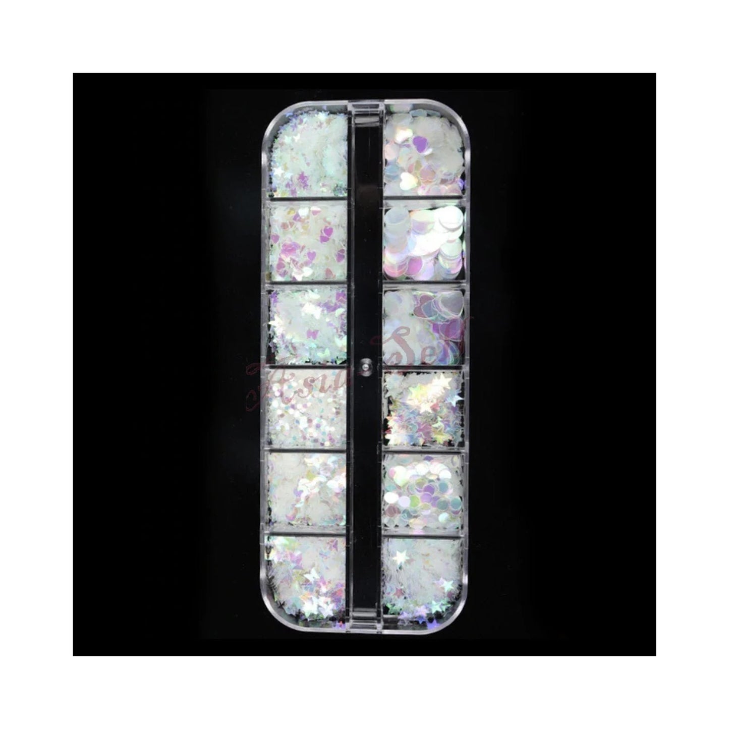 Holographic Mixed Frosted Nail Paillette Slices Nail Art Sequins Flakes - - Asia Sell
