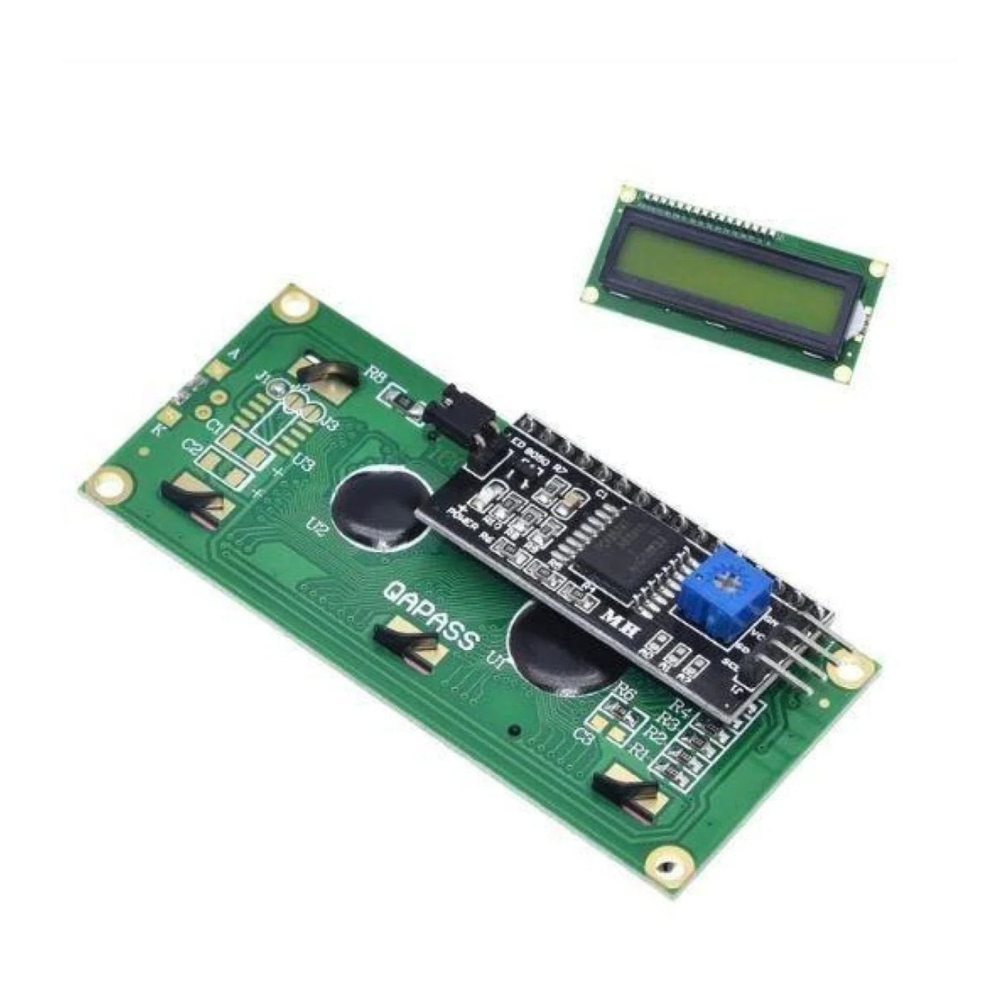 LCD1602 5V LCD 1602 Blue / Green Screen LCD Display IIC/I2C - Green - Asia Sell