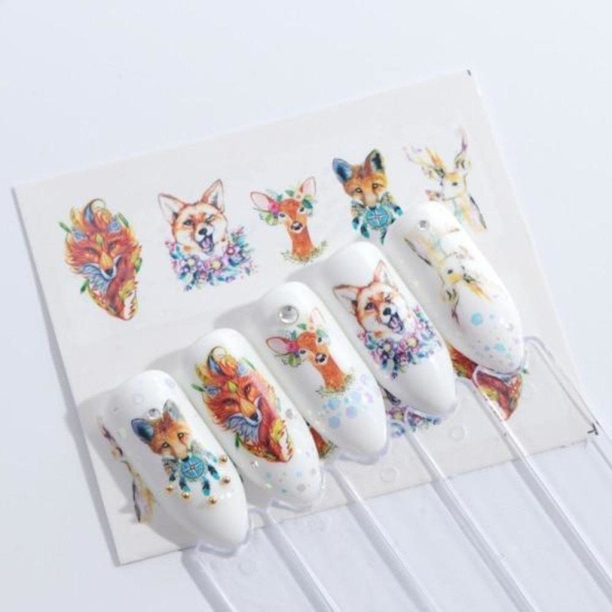 Nail Stickers Water Transfer Flamingo Animal Designs Nail Art Slider - STZ659 - - Asia Sell