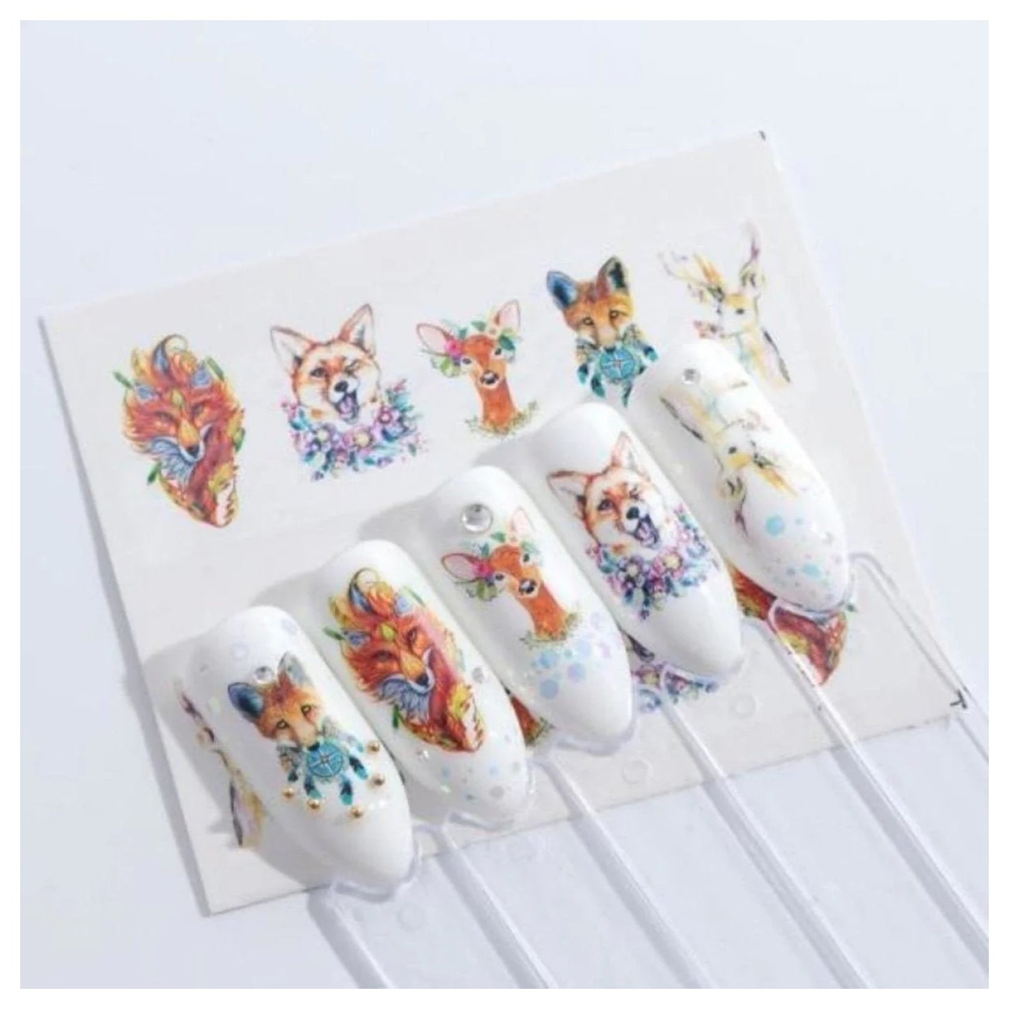 Nail Stickers Water Transfer Flamingo Animal Designs Nail Art Slider - STZ659 - - Asia Sell