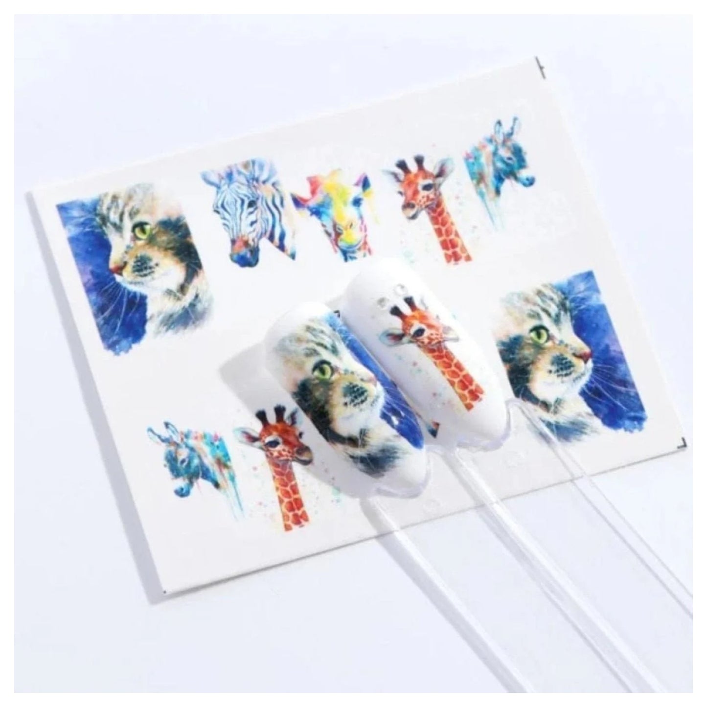 Nail Stickers Water Transfer Flamingo Animal Designs Nail Art Slider - STZ661 - - Asia Sell