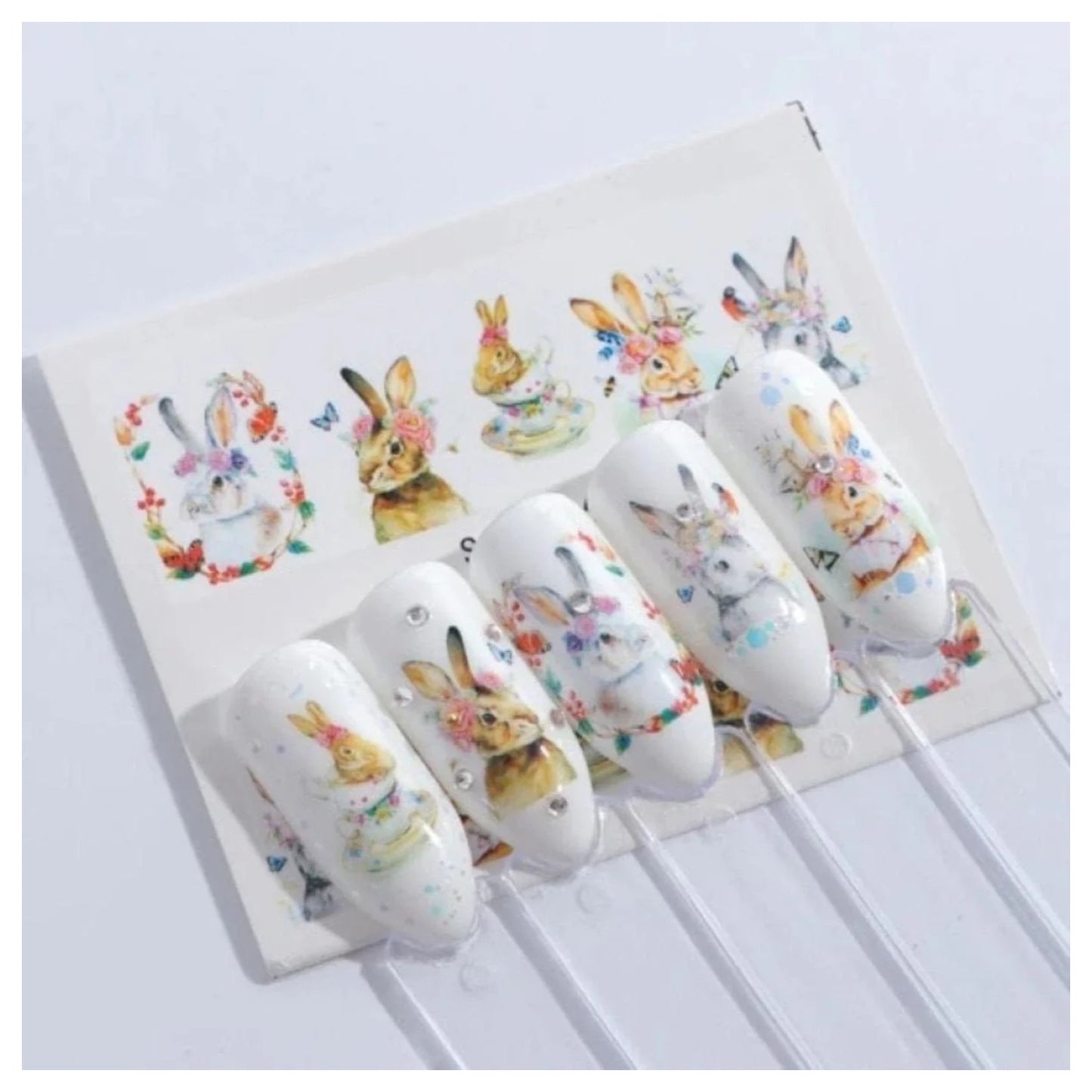 Nail Stickers Water Transfer Flamingo Animal Designs Nail Art Slider - STZ662 - - Asia Sell