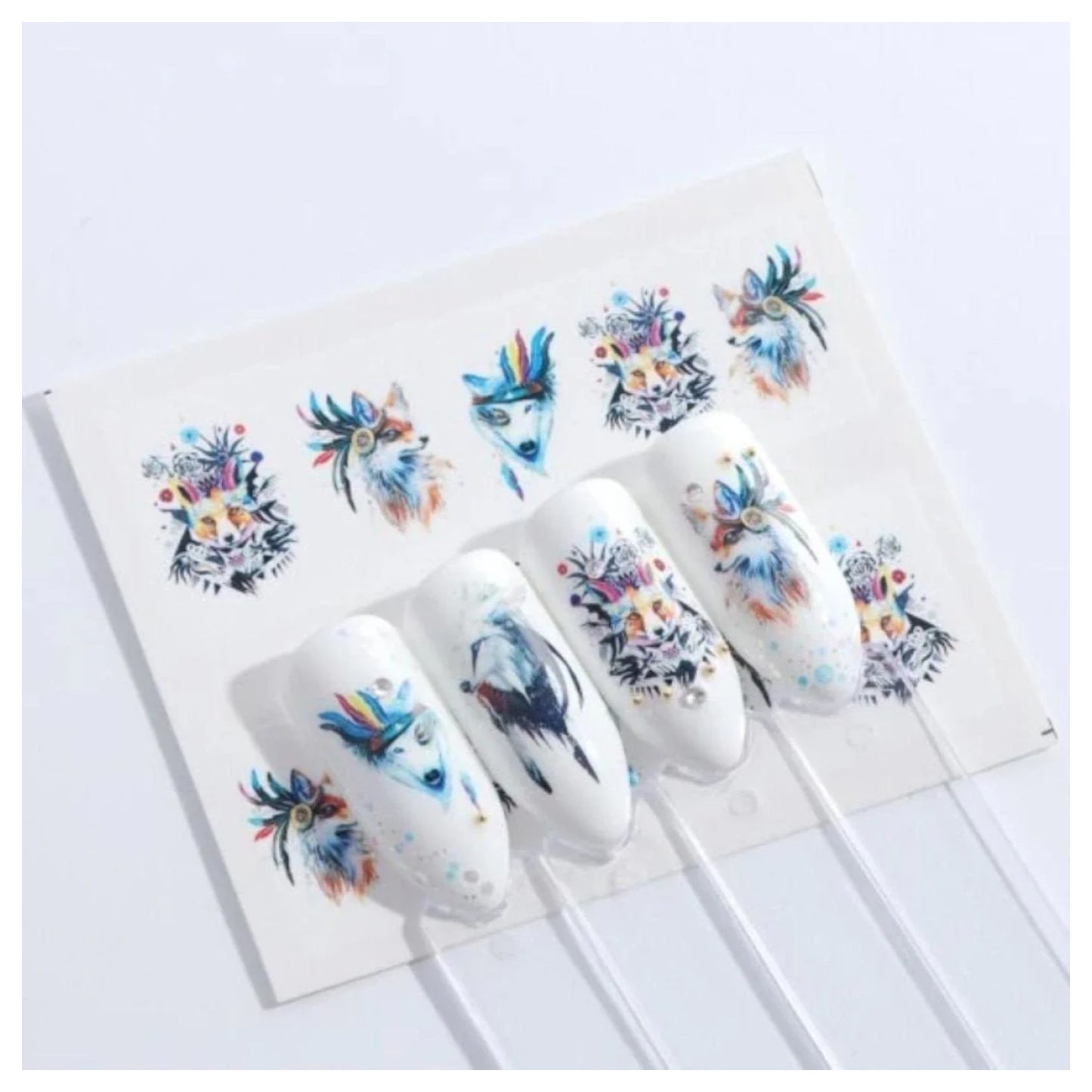 Nail Stickers Water Transfer Flamingo Animal Designs Nail Art Slider - STZ663 - - Asia Sell