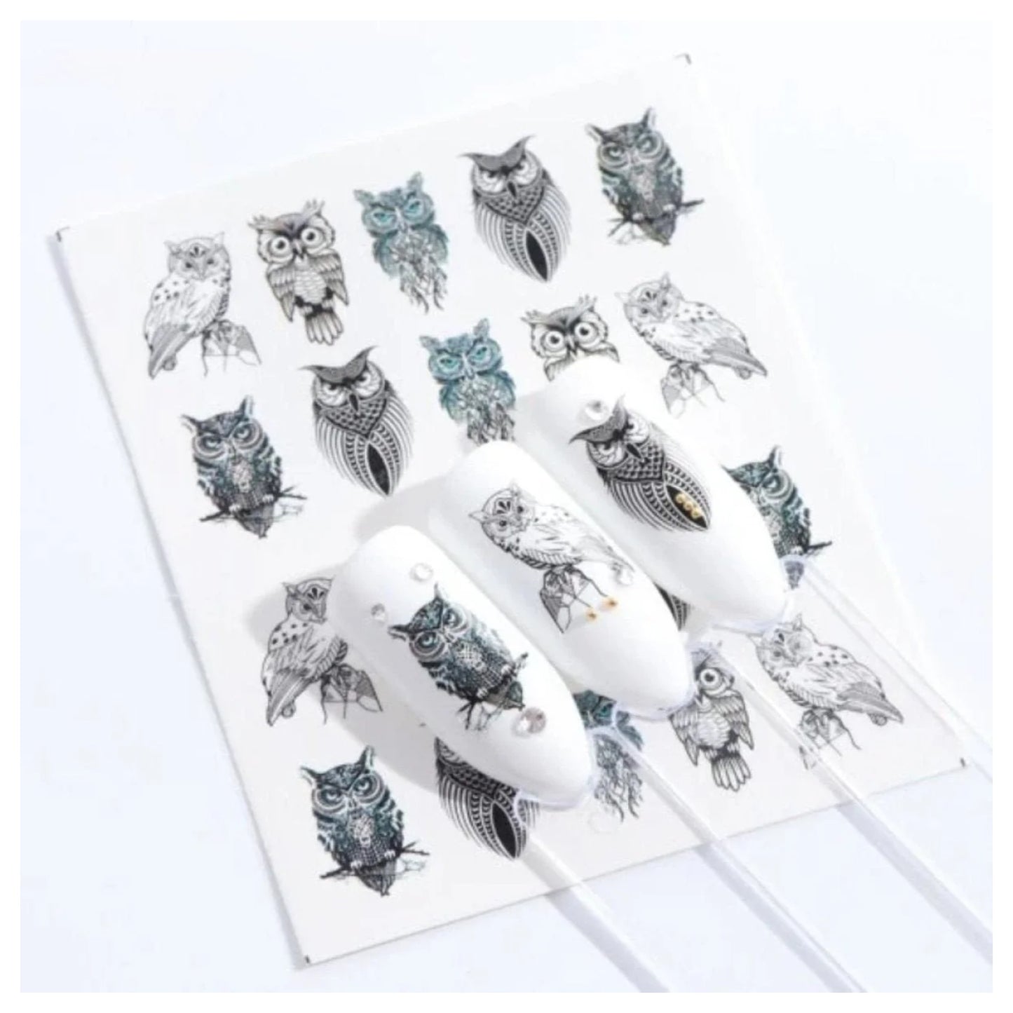 Nail Stickers Water Transfer Flamingo Animal Designs Nail Art Slider - STZ670 - - Asia Sell