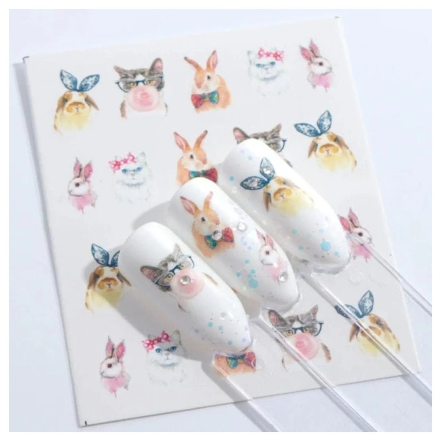 Nail Stickers Water Transfer Flamingo Animal Designs Nail Art Slider - STZ673 - - Asia Sell