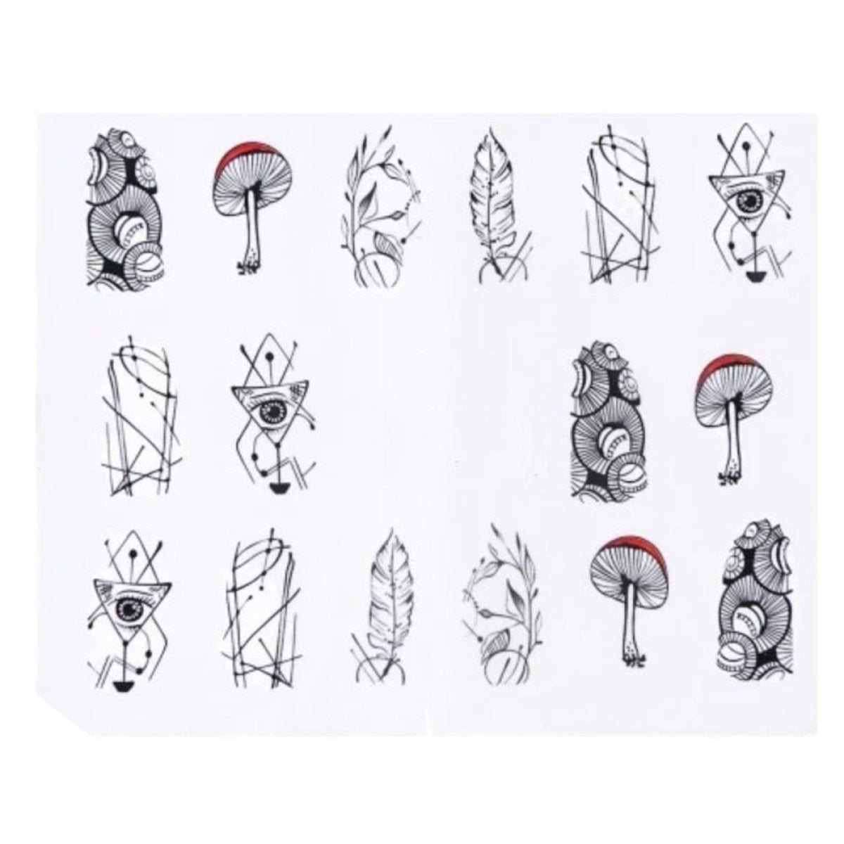 Nail Stickers Water Transfer Flamingo Animal Designs Nail Art Slider - STZ771 - - Asia Sell