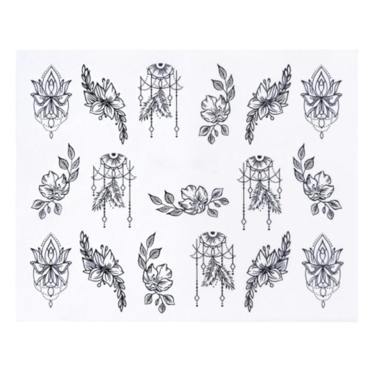 Nail Stickers Water Transfer Flamingo Animal Designs Nail Art Slider - STZ772 - - Asia Sell