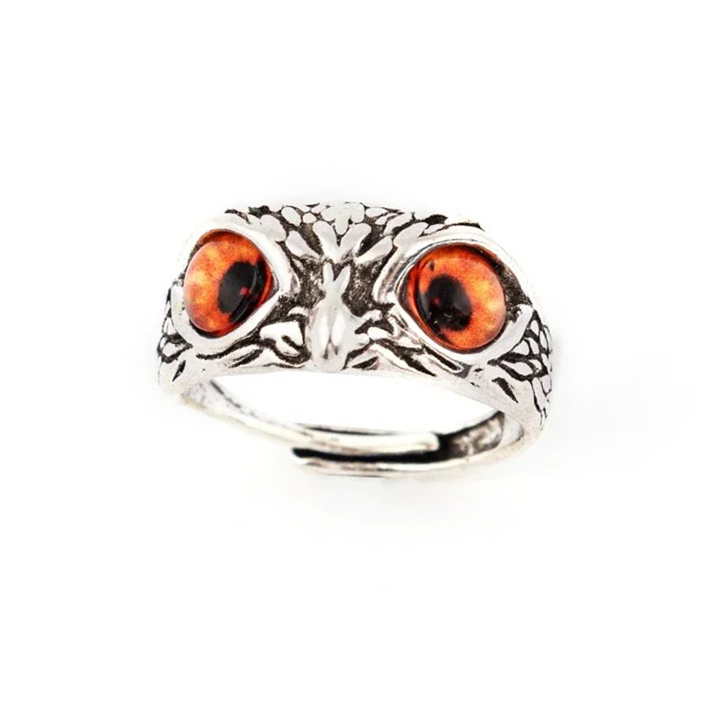 Owl Bird Ring Kids Adjustable | Orange Eyes | Asia Sell