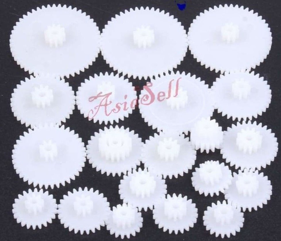 Plastic Gears Set Car Kits Motor Gearbox Reduction Model Drive Robot Kit - A - Asia Sell
